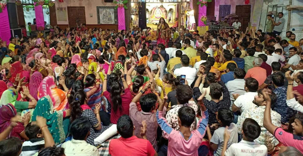 Tonk&nbsp;देवली में गणेश उत्सव में भजन संध्या हुई&nbsp;