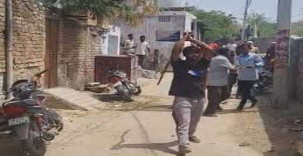 जयपुर में जमीन विवाद को लेकर दो पक्षों में हिंसक झड़प, लाठी-भाटा से मचा हड़कंप