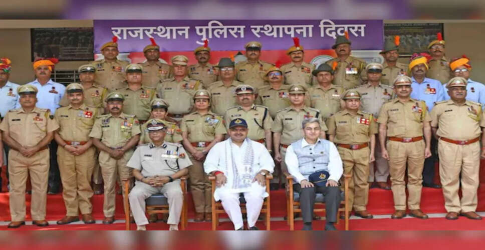 राजस्थान पुलिस के 43 अधिकारी-कर्मचारियों को मिलेगा &lsquo;मुख्यमंत्री सेवा पदक