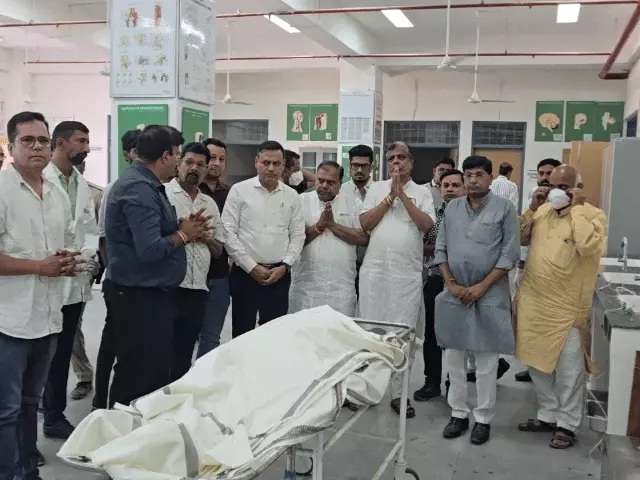 नागौर की सुशीला देवी ललवानी का देहदान, मेडिकल एजुकेशन और रिसर्च के लिए परिजनों ने मेडिकल कॉलेज को सौंपा पार्थिव शरीर