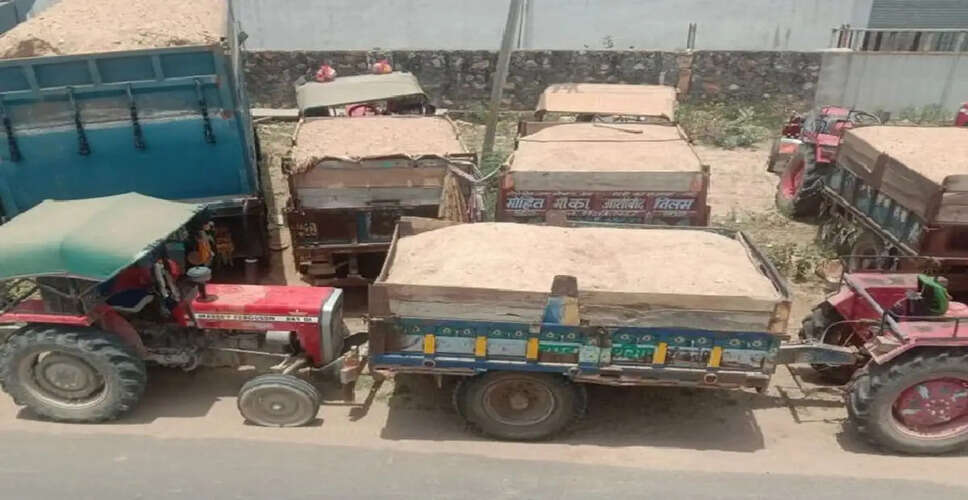 न में अवैध बजरी खनन पर बड़ा एक्शन! 15 दिन में होगी जब्त बजरी की नीलामी, जब्त वाहनों पर भी होगी कार्यवाही&nbsp;