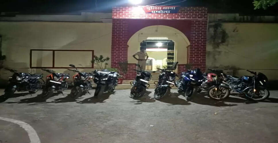 डूंगरपुर में सड़क सुरक्षा अभियान, पावर बाइकर्स पर पुलिस की सख्त कार्रवाई