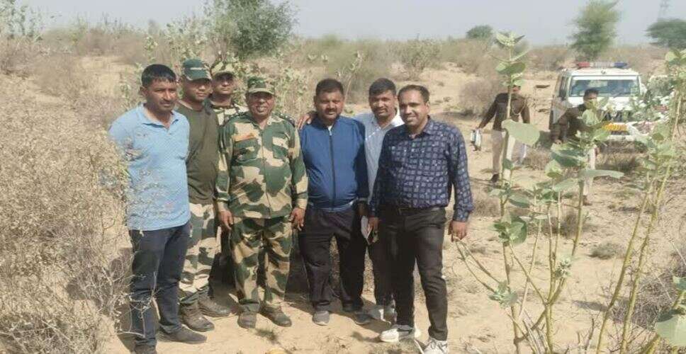 श्रीगंगानगर-अनूपगढ़ सीमा पर बड़ी नशीली द्रव्य बरामदगी: बीएसएफ-पुलिस ने 1 किलो हेरोइन जब्त किया