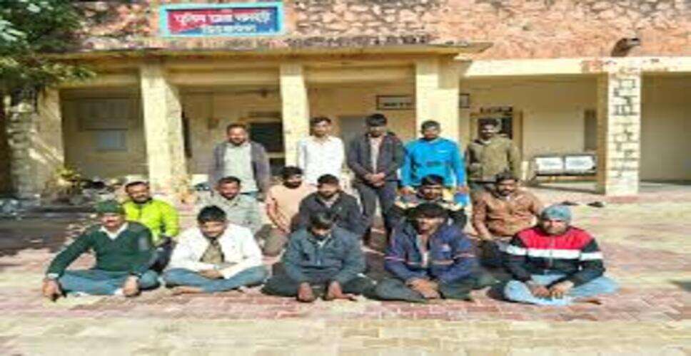 बालोतरा में अवैध बजरी खनन पर बड़ी कार्रवाई, 4 डंपर जब्त, 4 आरोपी गिरफ्तार